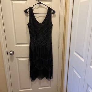 Flapper Dress and Headpiece